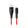 Kabel USAMS Kabel pleciony U41 microUSB 2m 2A czerwony Fast Charge